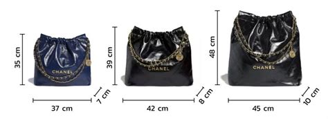 chanel 22 size comparison|chanel 22 backpack dimensions.